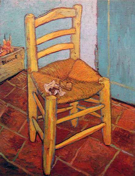 Vincent Van Gogh, Van Gogh's Chair and Pipe