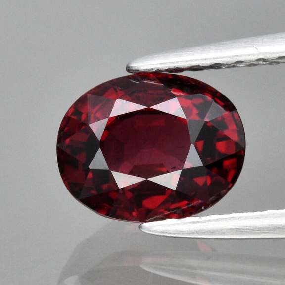 Ravishing 1.87ct rich violet red Rhodolite Garnet