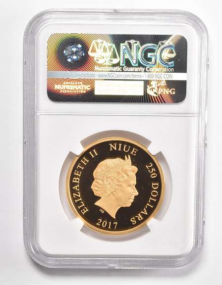 PF70 UCAM 2017 Niue $250 - Mickey - Fantasia - 1 Of First 50 Struck - Graded NGC