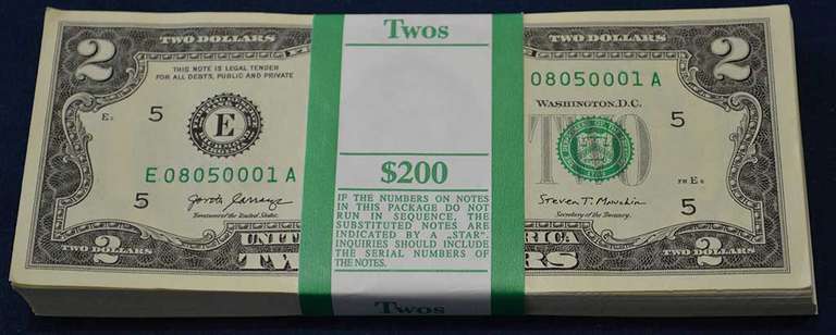 2017-A CU Pack $2 Bill Richmond.