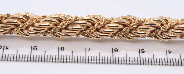 Majestic 18kt Vintage Double Rope Bracelet