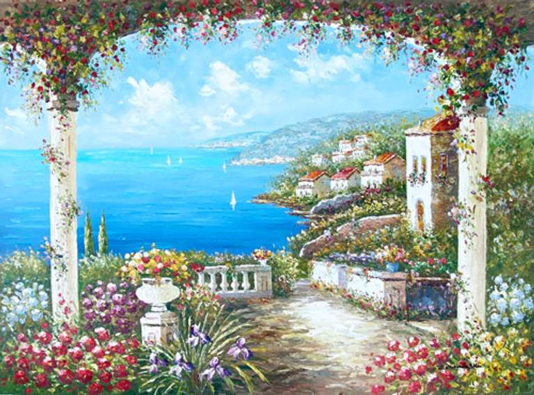 EXCELLENT BEAUTIFUL PAINTING ON CANVAS