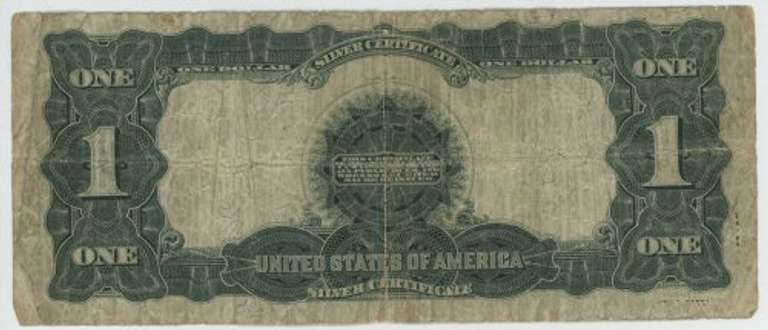 Series of 1899 Large Size $1 'Black Eagle' Silver Certificate