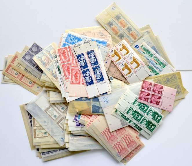 200 4 Cent Mint US Plate Blocks $32 Face Value