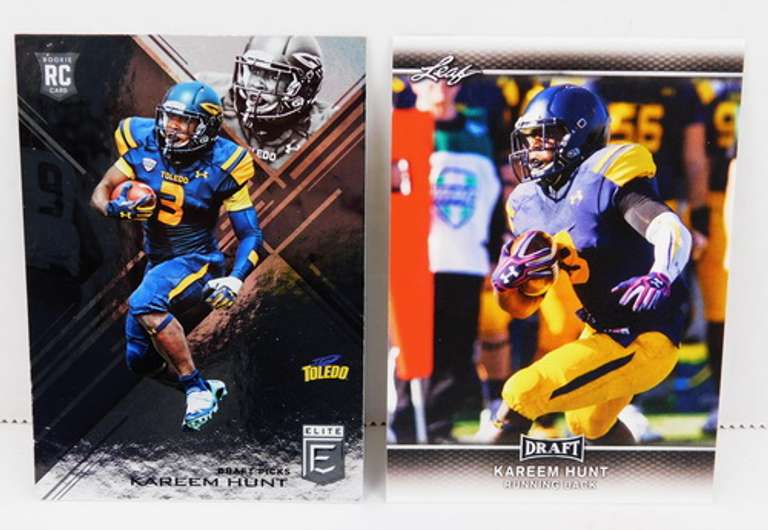 2 Kareem Hunt 2017 Football Cards