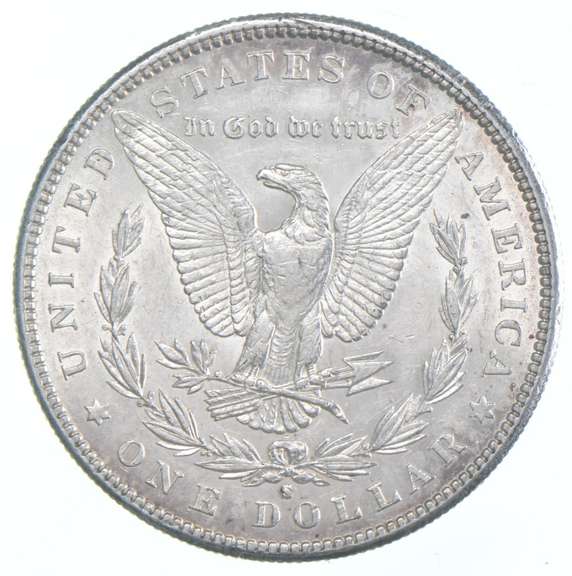1888-S Morgan Silver Dollar - Scratched