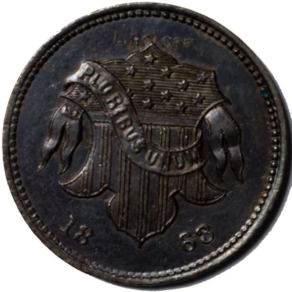 1863 Staudingers  NYC Civil War Store Card