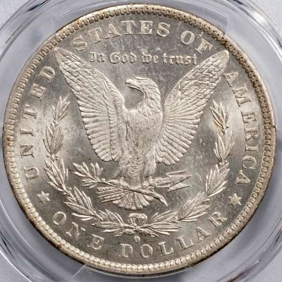 1883 0 Morgan Dollar PCGS MS64