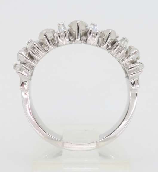 Mix Cut Diamond Band Ring