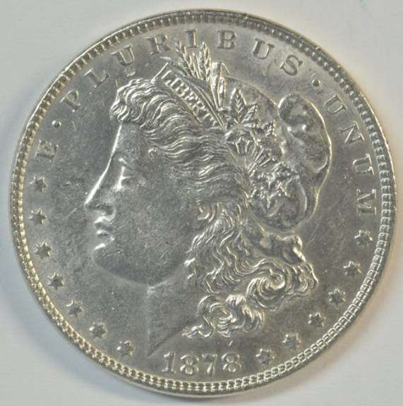 Real flashy 1878-P 7TF Morgan Silver Dollar