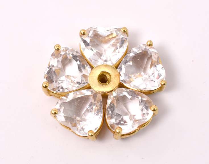 Aquamarine Flower Pendant