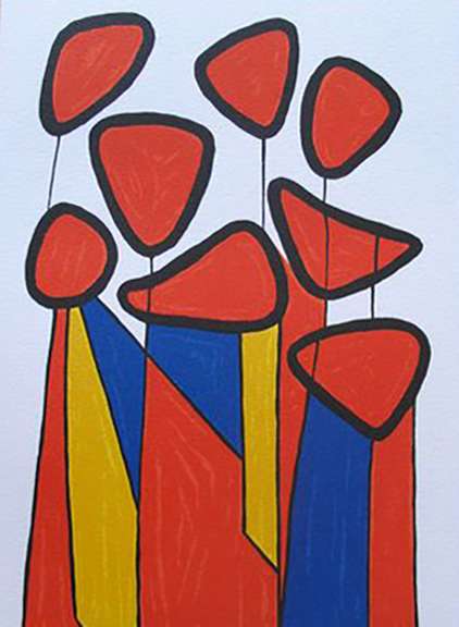 Alexander Calder, Squash Blossoms 1973