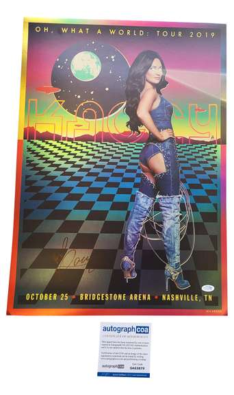 Kacey Musgraves Autographed Holofoil 17x24 Poster ACOA