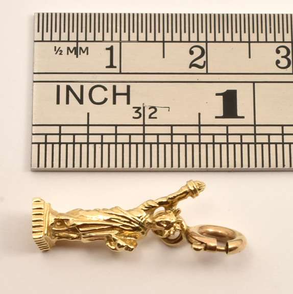 Statue of Liberty 14k Charm