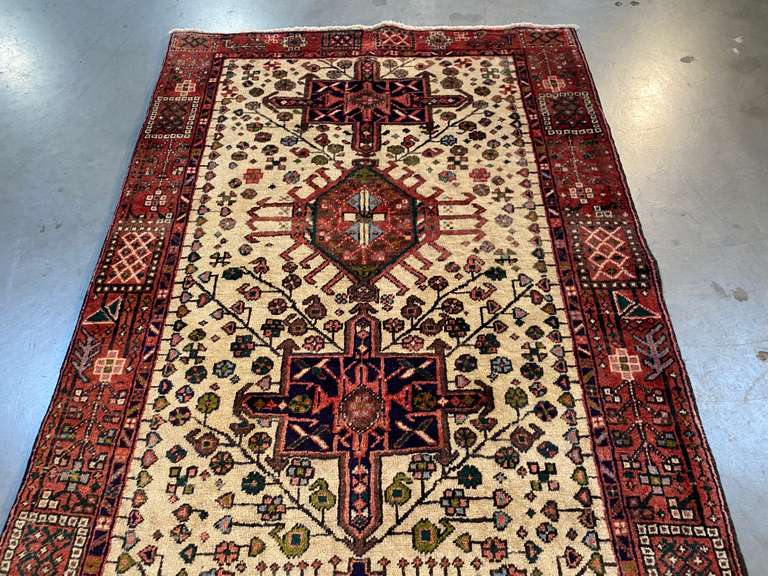 Exquisite Persian Heriz Runner 10'