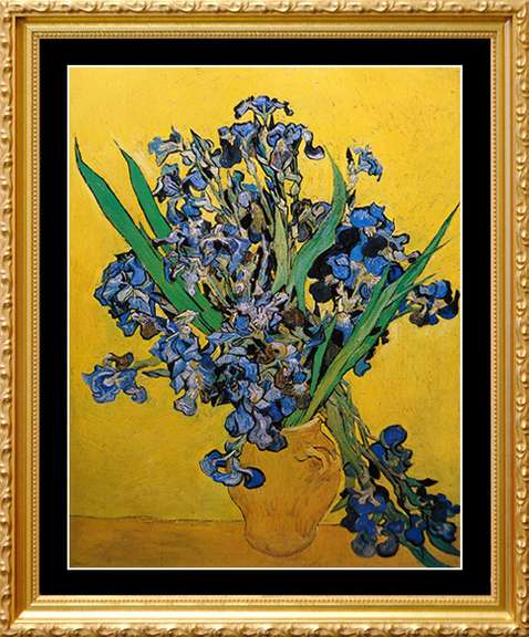 Vincent Van Gogh, Vase with Irises