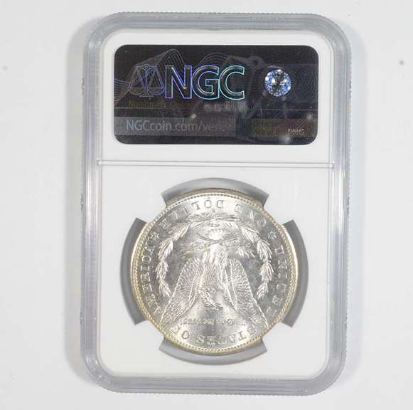 MS63 1881-S Morgan Silver Dollar - Graded NGC Cool Color