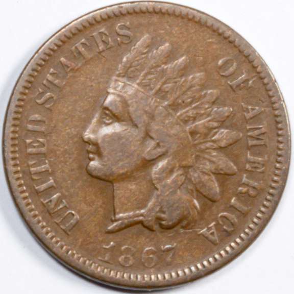 1867 Indian Cent