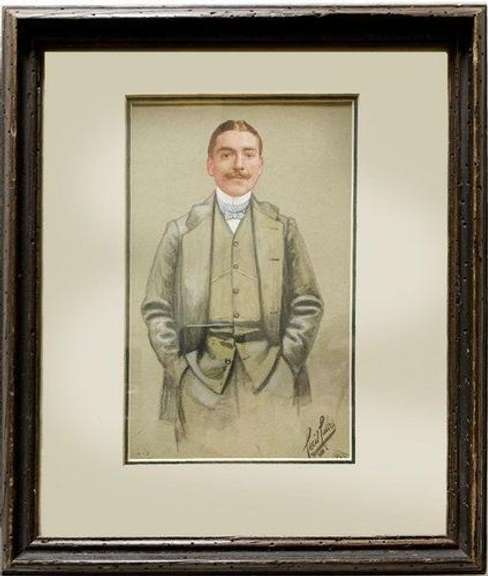 Framed Lithograph of A Gentleman