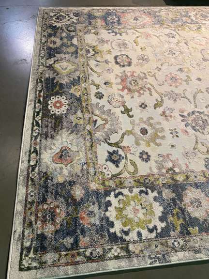 Lovely Vintage Repro Design Rug 8x11