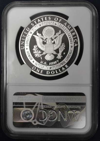 2011-P United States Army NGC PF69 Ultra Cameo