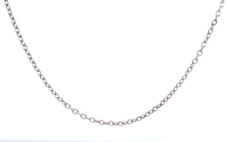 Vintage Sterling Silver Chain Necklace