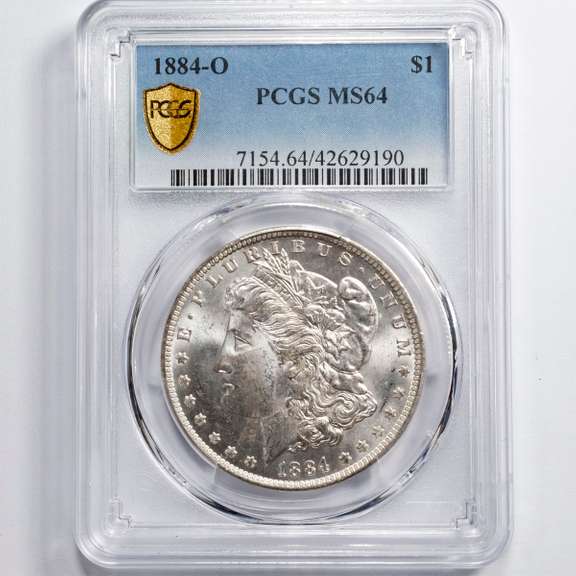 1884 0 Morgan Dollar PCGS MS64.