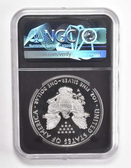 PF70 UCAM 2020-W American Silver Eagle 1st Day Washington Signed NGC