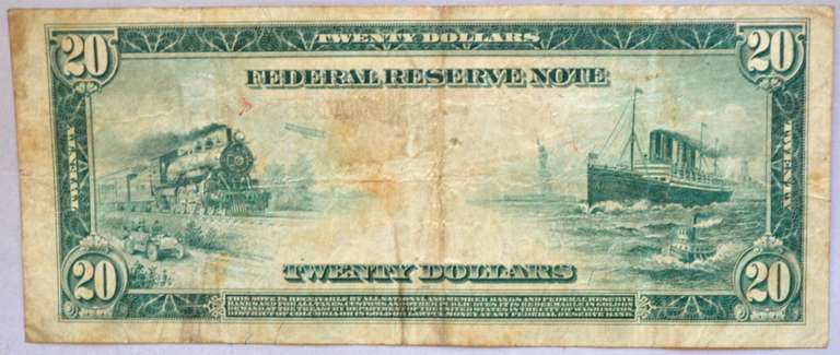 $10 Series 1914 Federal Reserve Note