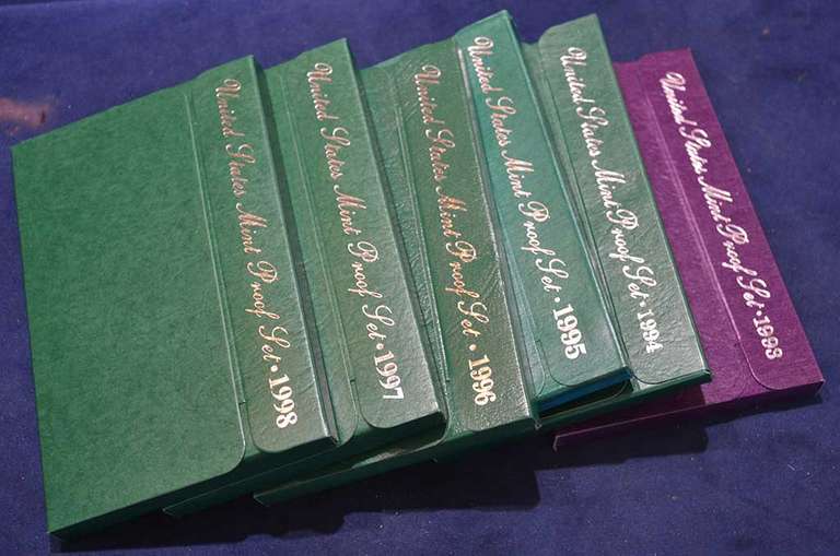 1993-1998 US Mint Proof Set Run