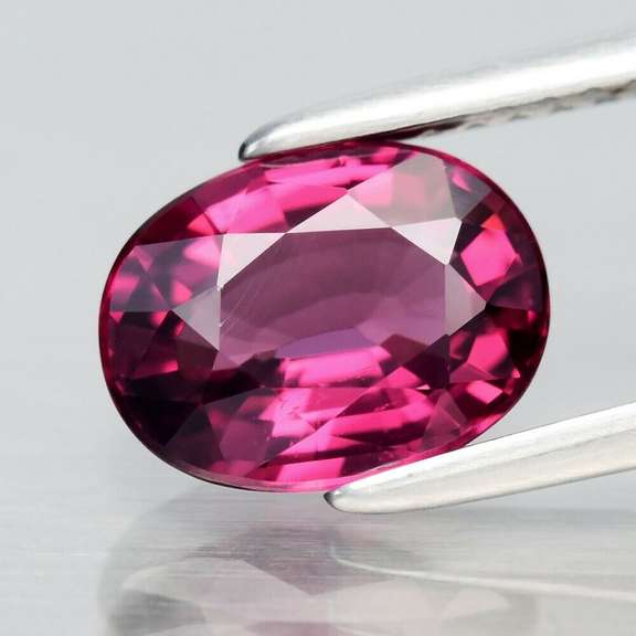 Ravishing 1.91ct rich red violet Rhodolite Garnet