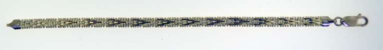 Italian Sterling Silver Riccio Chain Link Bracelet