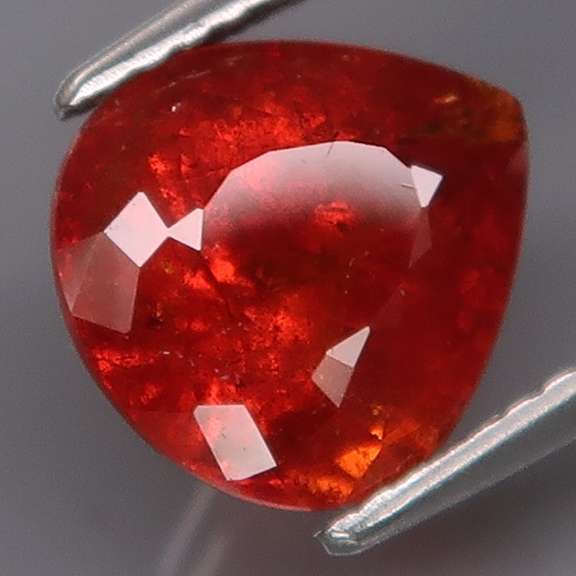 Fiery 4.32ct top red orange Spessartite Garnet