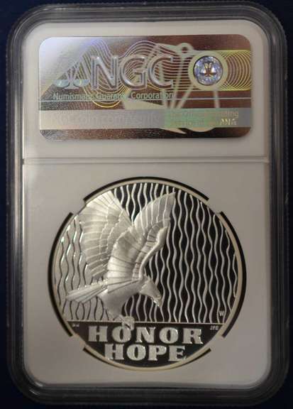 9/11 10th Anniversary 2011-P Silver Medal NGC PF70 Ultra Cameo