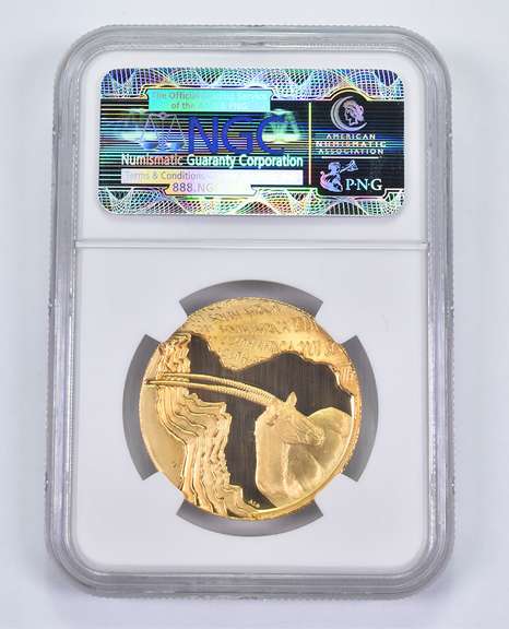 PF67UCAM 2007 South Africa 100 Rand 1 Oz .999 Gold - Natura Eland NGC