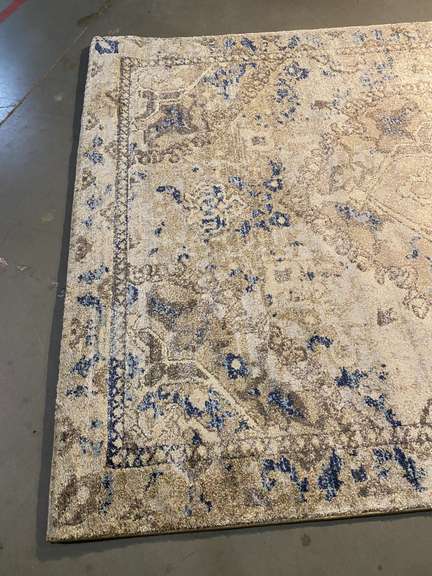 LOVELY VINTAGE REPRO DESIGN RUG 6x8