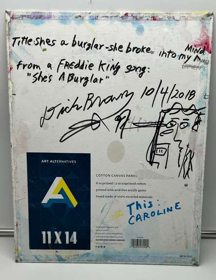 Original Artwork by Dick Brown: She's a Burglar