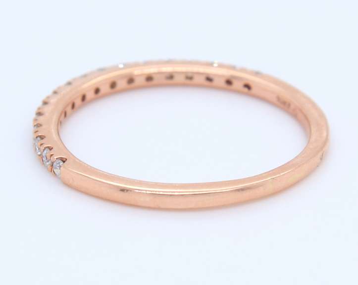 Fancy Rose Gold Diamond Band