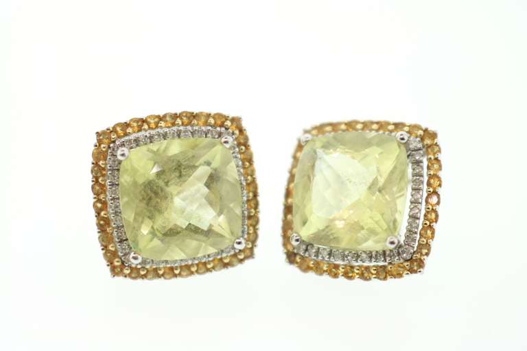 18k white gold ladies ring, earrings and pendant set