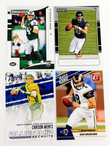 4 Rookie QB Football Cards