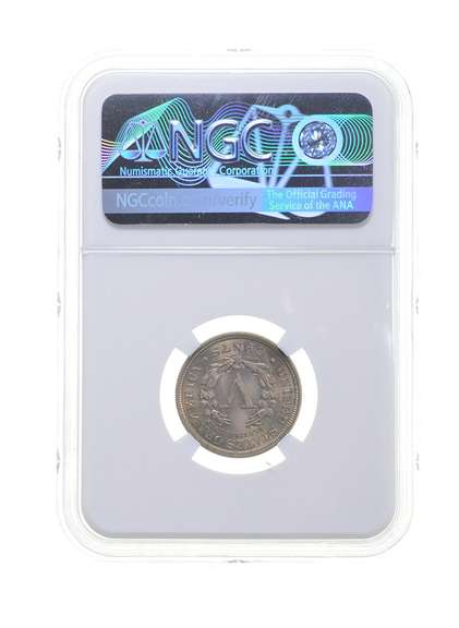 MS64 MINT ERROR 1912 Liberty V Nickel - REV Struck Thru - Graded NGC