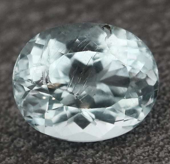 Ice blue! Unheated! 2ct Aquamarine