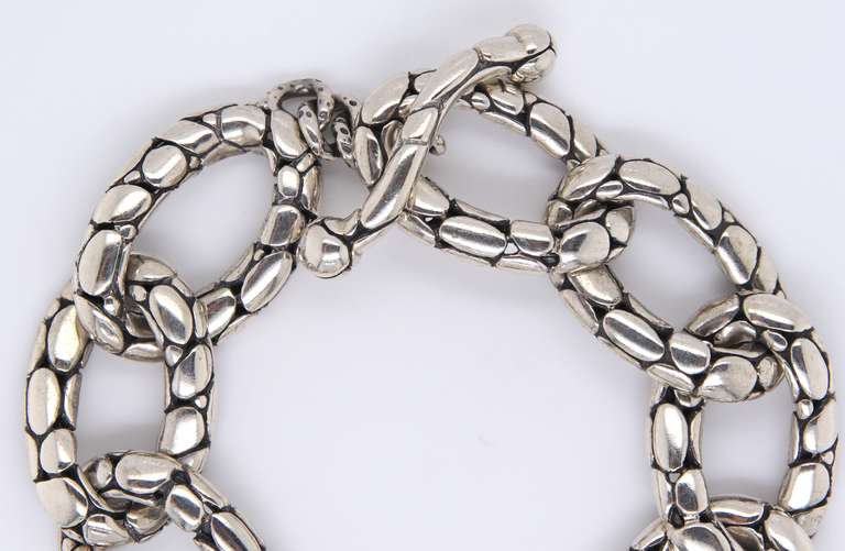 John Hardy Kali Pebble Link Bracelet