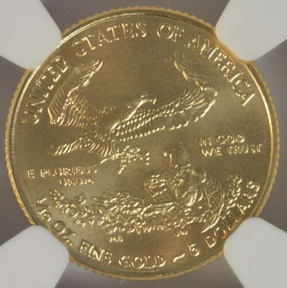 Perfect 2018 $5 Gold Eagle coin. NGC MS70 EARLY RELEASES