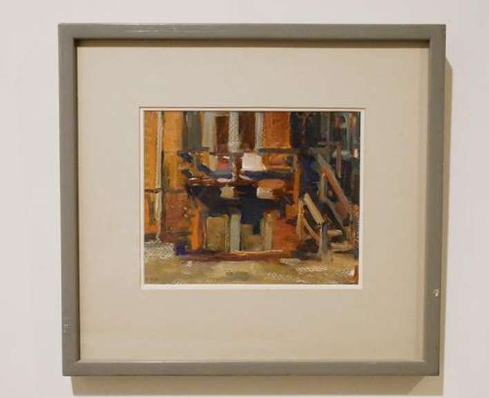 Beautiful Original oil on paper Abstract painting