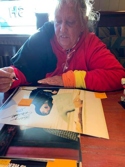 Shelley Duvall Autographed The Shining Here's Johnny Axe 11x14 Photo ACOA