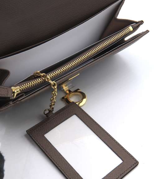 Brand New Salvatore Ferragamo Gancini Contiental Wallet