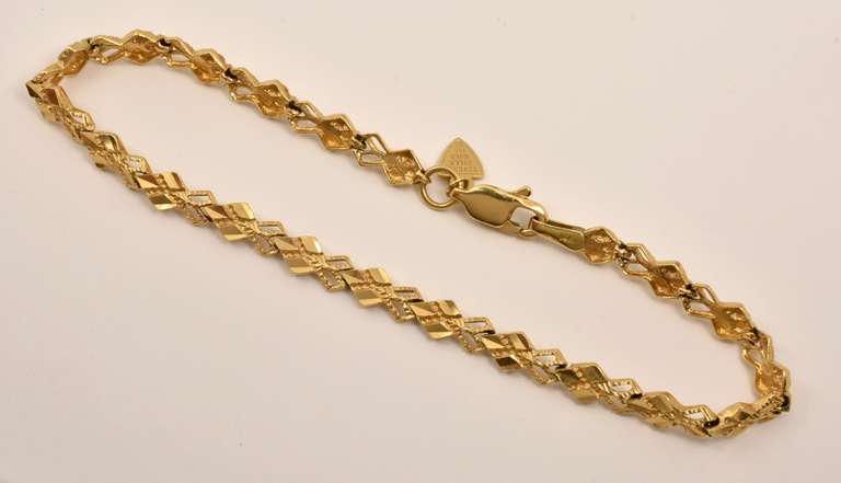 Sweet 14k YG Bracelet