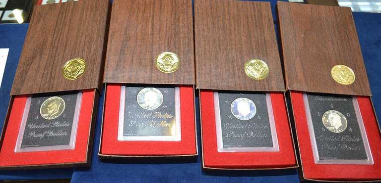 Run Of Proof Eisenhower Dollars 1971-1974 OGP