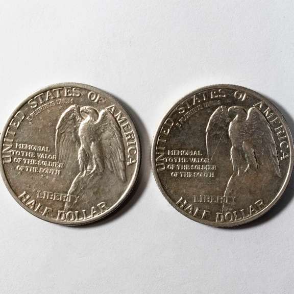 2 1925 Stone Mountain Halves